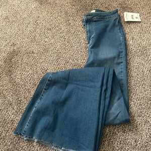 Free People Dark Blue Flare Jeans